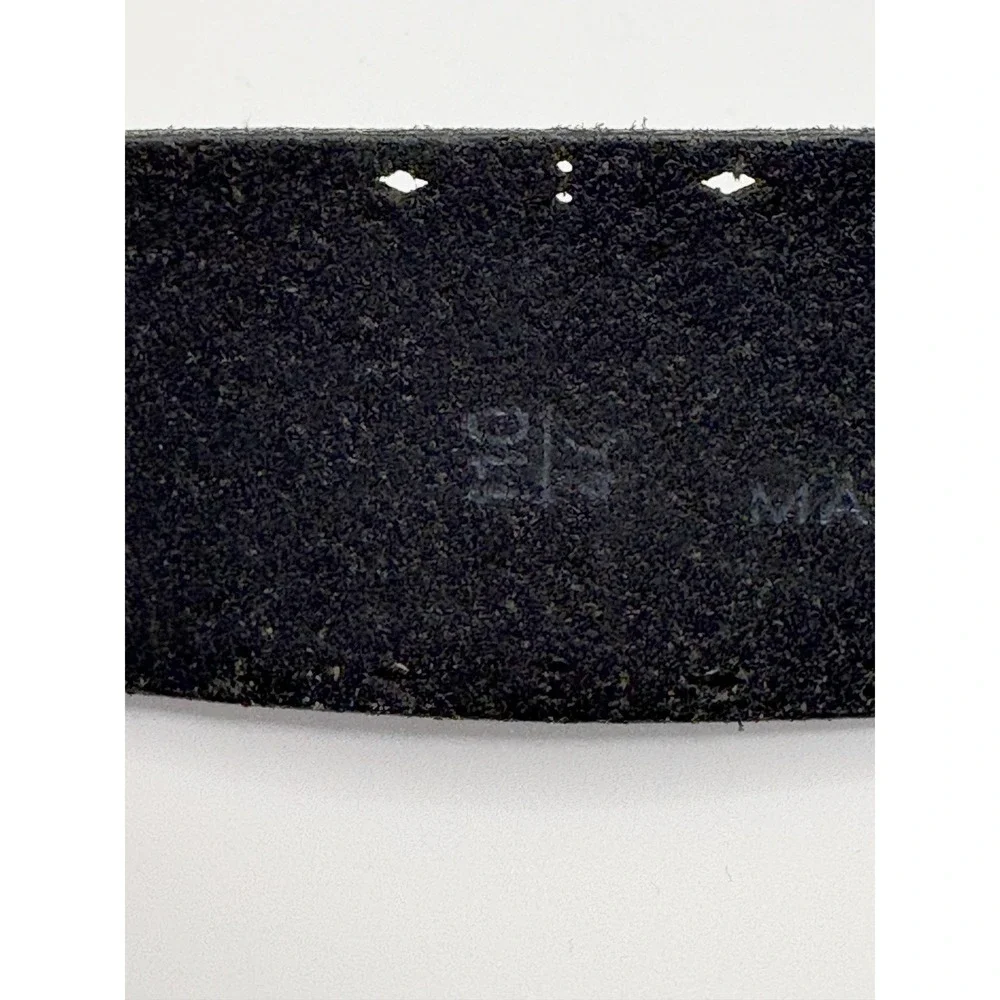 Martin Dingman Bridle Leather Belt Mens‎ 44 Black Made in USA Italian Buckle